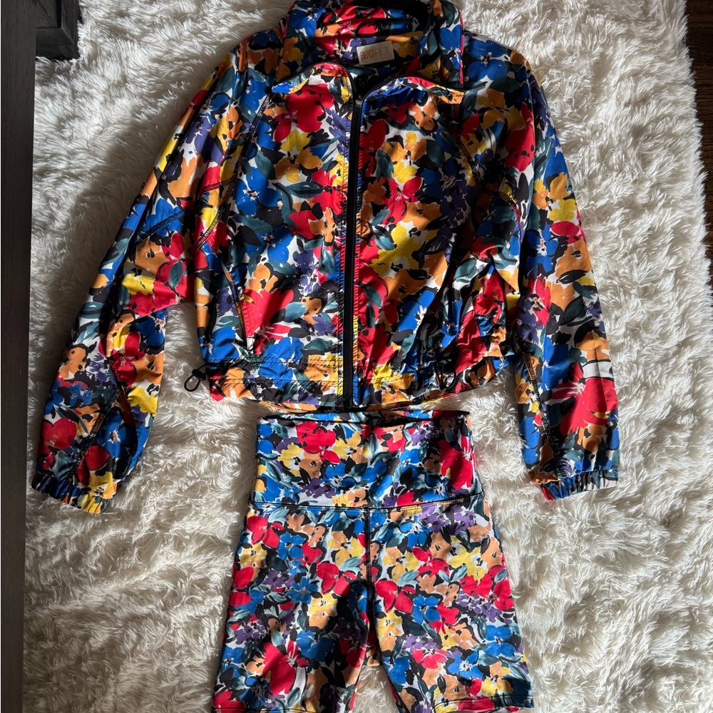 Beach Riot Multicolor Floral Puffer Jacket - Picture 6 of 6